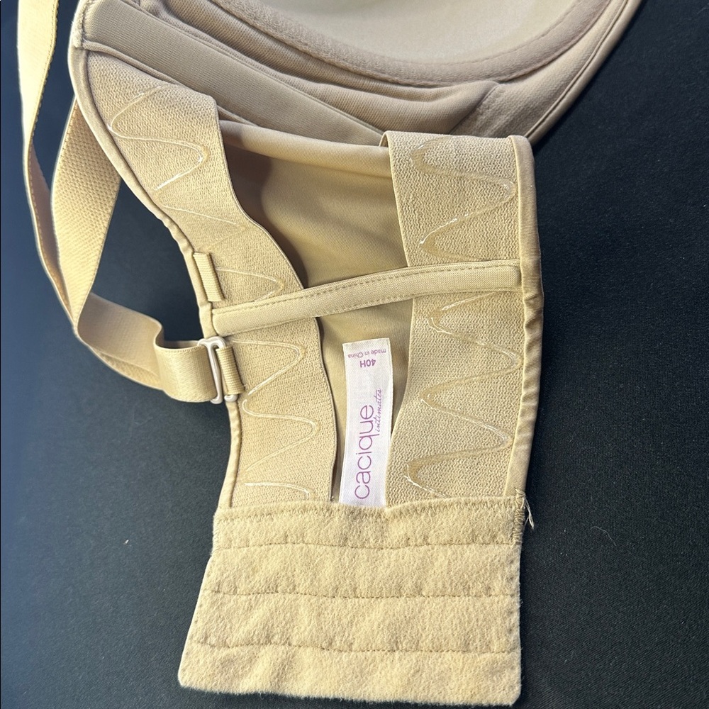 Cacique Strapless Beige Structural Support Bra. - image 2